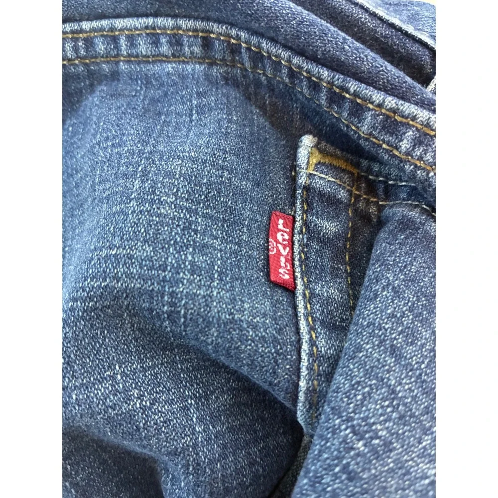Levis 569 Loose Straight Leg Jeans Mens 44x30 Blue Baggy Denim Skater Y2K Medium